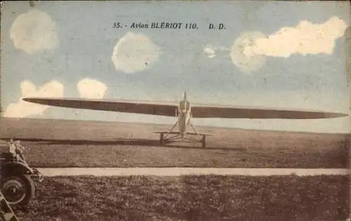 Ak Zivilflugzeug Bleriot, Flugpioniere