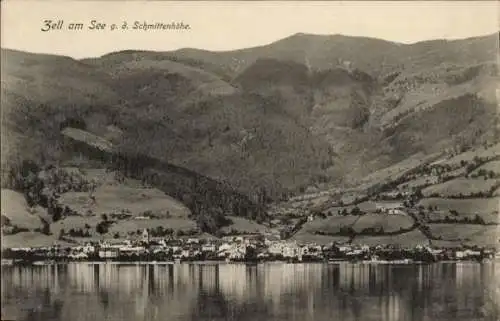 Ak Zell am See in Salzburg, Schmittenhöhe, Panorama