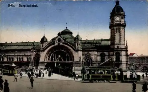 Ak Köln am Rhein, Hauptbahnhof