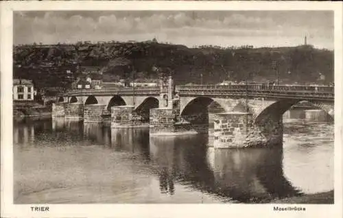 Ak Trier an der Mosel, Moselbrücke