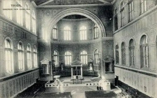 Ak Trier an der Mosel, Basilika, Innenraum