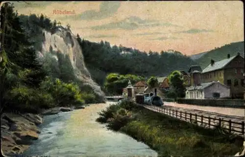 Ak Rübeland Oberharz am Brocken, Zahnradbahn Blankenburg Rübeland Tanne