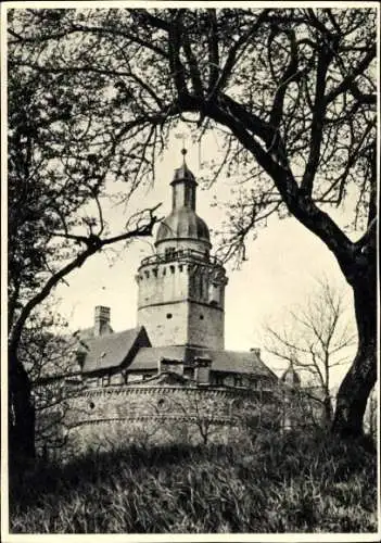 Ak Pansfelde Falkenstein im Harz, Burg Falkenstein