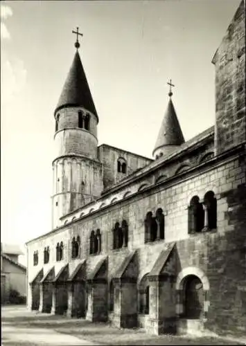 Ak Gernrode Quedlinburg im Harz, Stiftskirche, Südseite