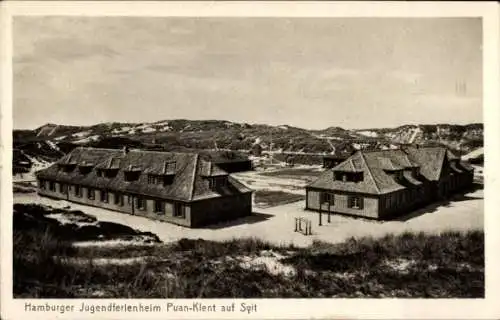 Ak Insel Sylt in Nordfriesland, Puan Klent, Hamburger Jugendferienheim