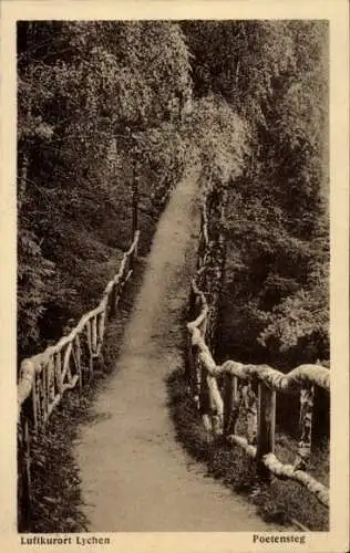 Ak Lychen in der Uckermark, Poetensteg