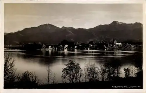 Ak Fraueninsel Chiemsee Oberbayern, Totalansicht