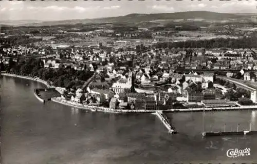 Ak Friedrichshafen am Bodensee, Gesamtansicht, Luftaufnahme