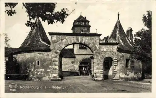 Ak Rothenburg ob der Tauber Mittelfranken, Rödertor