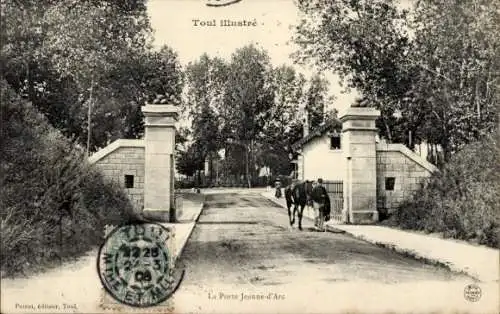 Ak Toul Meurthe et Moselle, Porte Jeanne-d'Arc