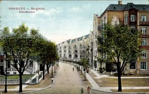 Ak Hamburg Mitte Borgfelde, Gesundbrunnen