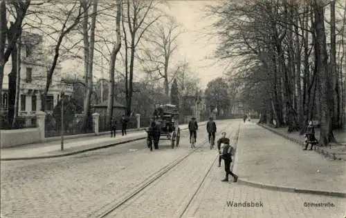 Ak Hamburg Wandsbek, Göthestraße