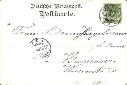 Mondschein Litho Barmen Wuppertal, Altenmarkt, Ringelthal