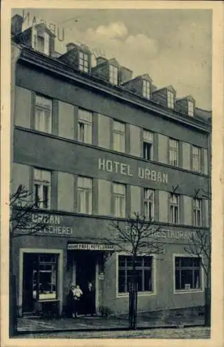 Ak Fischern Schirnding in Oberfranken, Hotel Urban