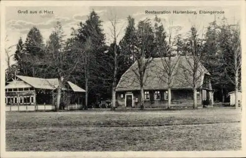 Ak Elbingerode Oberharz am Brocken, Restauration Hartenberg