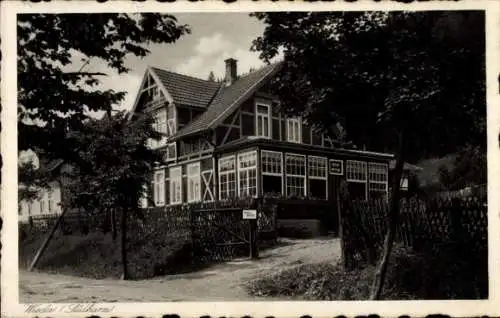 Ak Wieda Walkenried Harz, Haus Menge