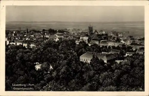 Ak Lębork Lauenburg Pommern, Gesamtansicht