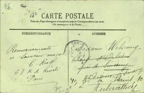 Ak Paris IX, Boulevard und Faubourg Poissonnière