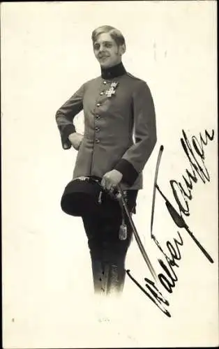 Ak Schauspieler Walter Janssen, Portrait, Autogramm