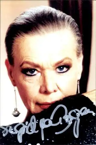 Ak Schauspielerin Ingrid van  Bergen, Portrait, Autogramm