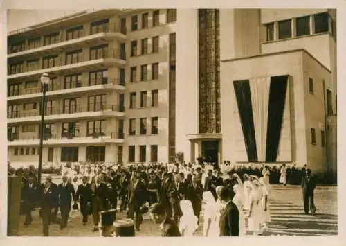 Foto Montpellier Hérault, Reise von Albert Lebrun, Französisches Weinfest, Hopital, 1939