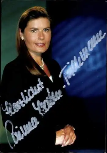 Ak Schauspielerin Corinna Halke-Teichmann, Portrait, Autogramm