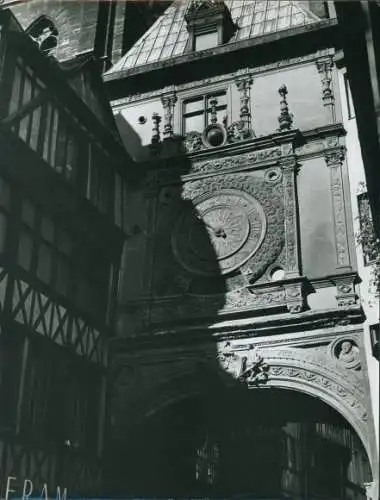 Foto Rouen Seine Maritime, Uhrenturm, Gros-Horloge