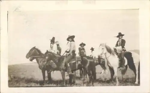 Foto Ak Südamerika, Reiter, Peru ?