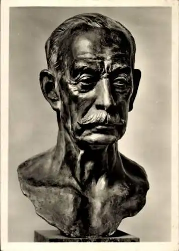 Ak Generalfeldmarschall Alfred von Schlieffen, Büste von Fritsch Klimsch