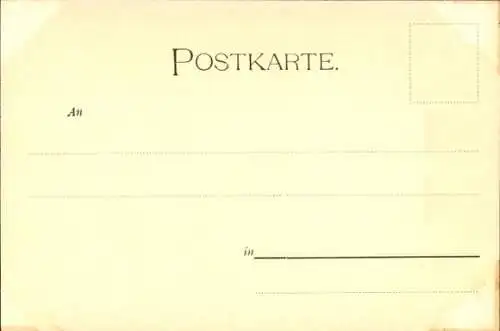 Ak Ulm an der Donau, Blau, Fluss