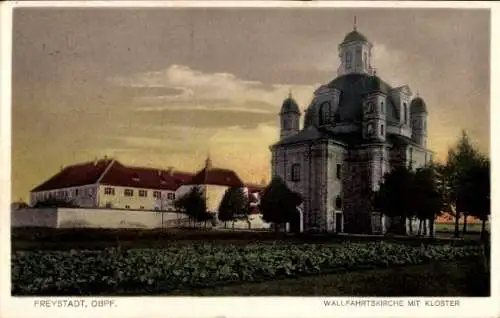 Ak Freystadt in der Oberpfalz Bayern, Wallfahrtskirche, Kloster