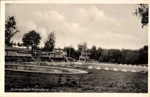 Ak Ronneburg in Thüringen, Sommerbad