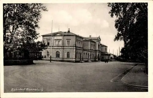 Ak Ronneburg in Thüringen, Bahnhof