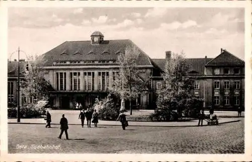 Ak Gera in Thüringen, Südbahnhof