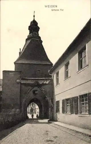 Ak Weiden in der Oberpfalz, Unteres Tor