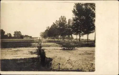 Foto Ak Schützengraben, I WK