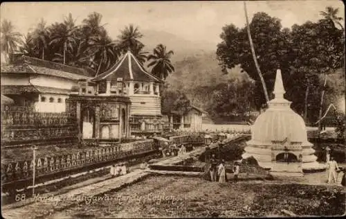 Ak Kandy Sri Lanka Ceylon, Dalada Maligawa, Tempel des Heiligen Zahns