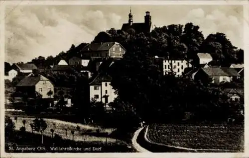 Ak Góra Świętej Anny Sankt Annaberg Oberschlesien, Wallfahrtskirche