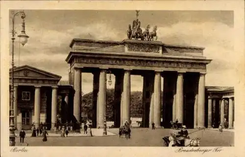 Ak Berlin Mitte, Brandenburger Tor