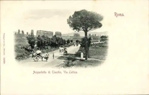 Ak Roma, Acquedotto di Claudio, Via Latina