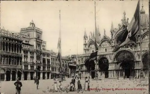 Ak Venezia Venedig Veneto, Markusdom