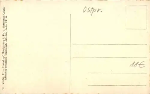 Ak Dobrowolsk Pillkallen Ostpreußen, Eigenartige Schusswirkung, Kriegszerstörungen, I. WK