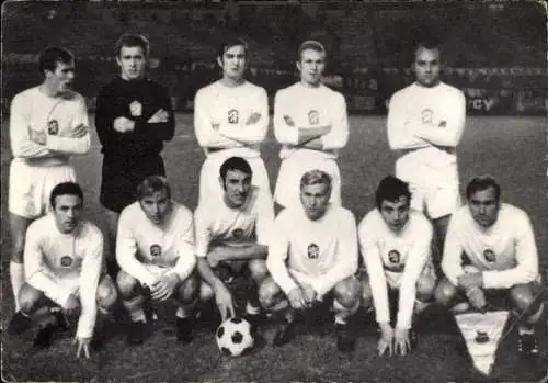 Ak Fußball, Mexiko 1970, WM-Teilnehmer, Tschechoslowakei, Adamec, Victor, Migas, Kuna