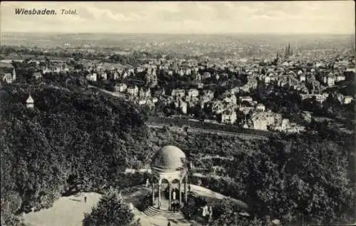 Ak Wiesbaden in Hessen, Gesamtansicht