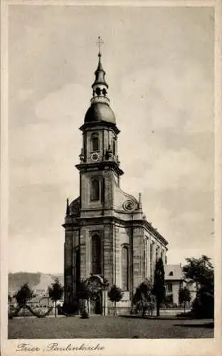 Ak Trier an der Mosel, Paulinkirche