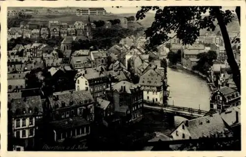 Ak Oberstein an der Nahe, Teilansicht