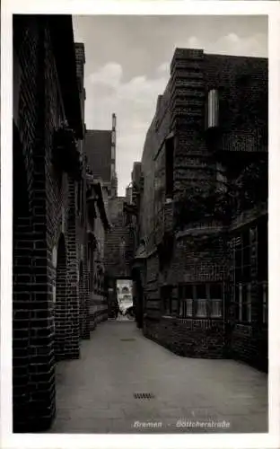 Ak Hansestadt Bremen, Böttcherstraße
