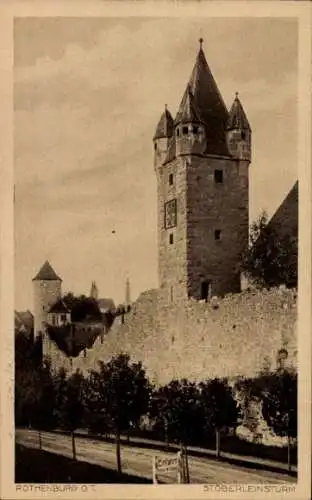 Ak Rothenburg ob der Tauber Mittelfranken, Stöberleinsturm