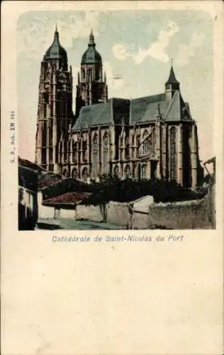 Ak Saint Nicolas de Port Meurthe et Moselle, Kathedrale