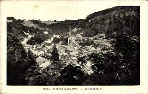 Ak Plombières les Bains Lothringen Vosges, Gesamtansicht